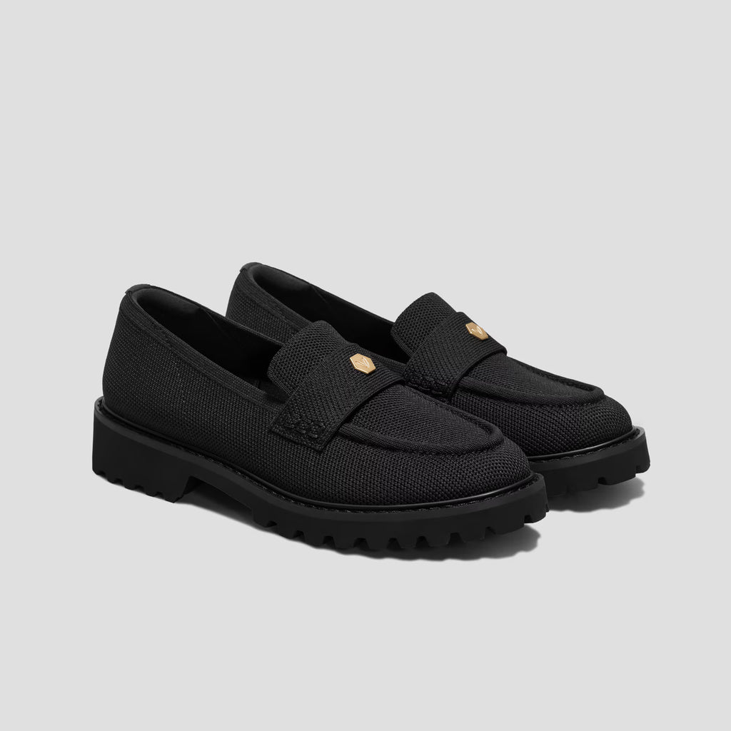 STELLTHREAD Round-Toe Platform Chunky Heel Loafers