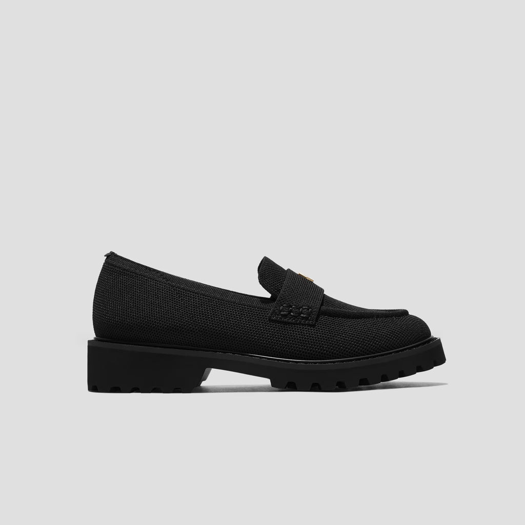 STELLTHREAD Round-Toe Platform Chunky Heel Loafers