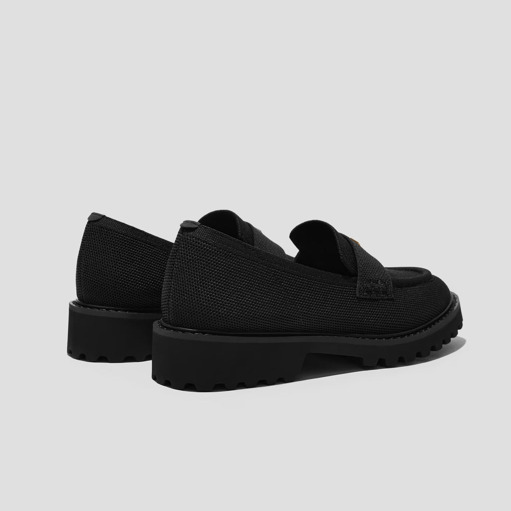 STELLTHREAD Round-Toe Platform Chunky Heel Loafers