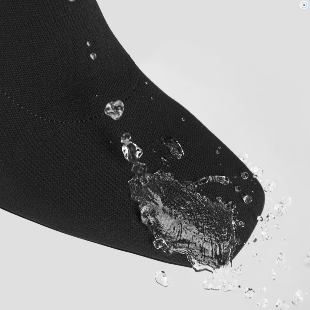 STELLTHREAD  Square-Toe Water-Repellent Block Heeled Boots