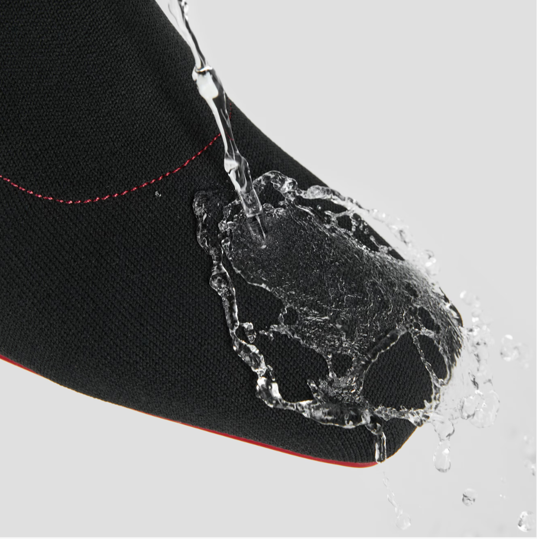 STELLTHREAD  Square-Toe Water-Repellent Block Heeled Boots