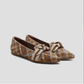 STELLTHREAD  Pointed-Toe Bow Loafers