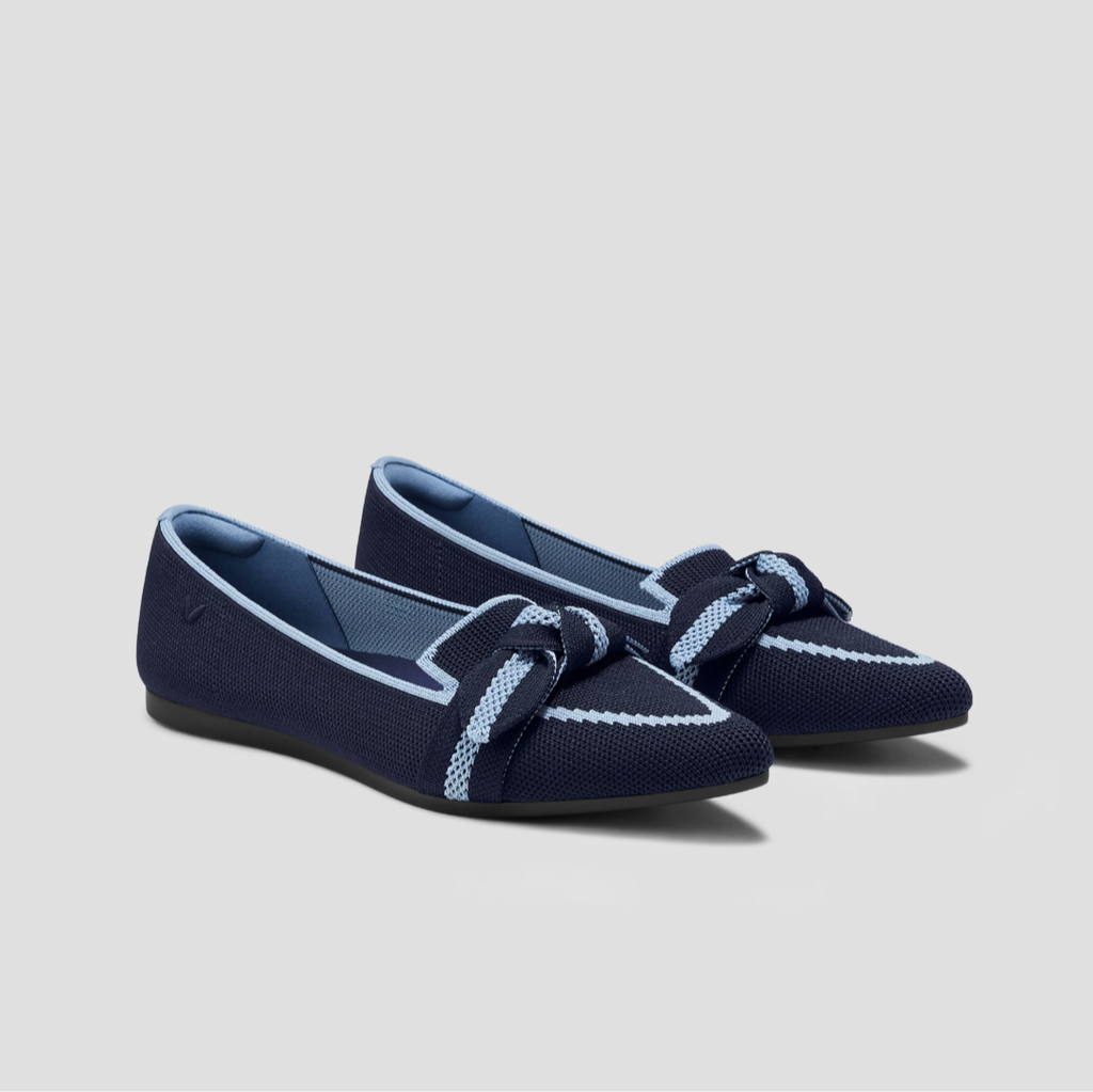 STELLTHREAD  Pointed-Toe Bow Loafers