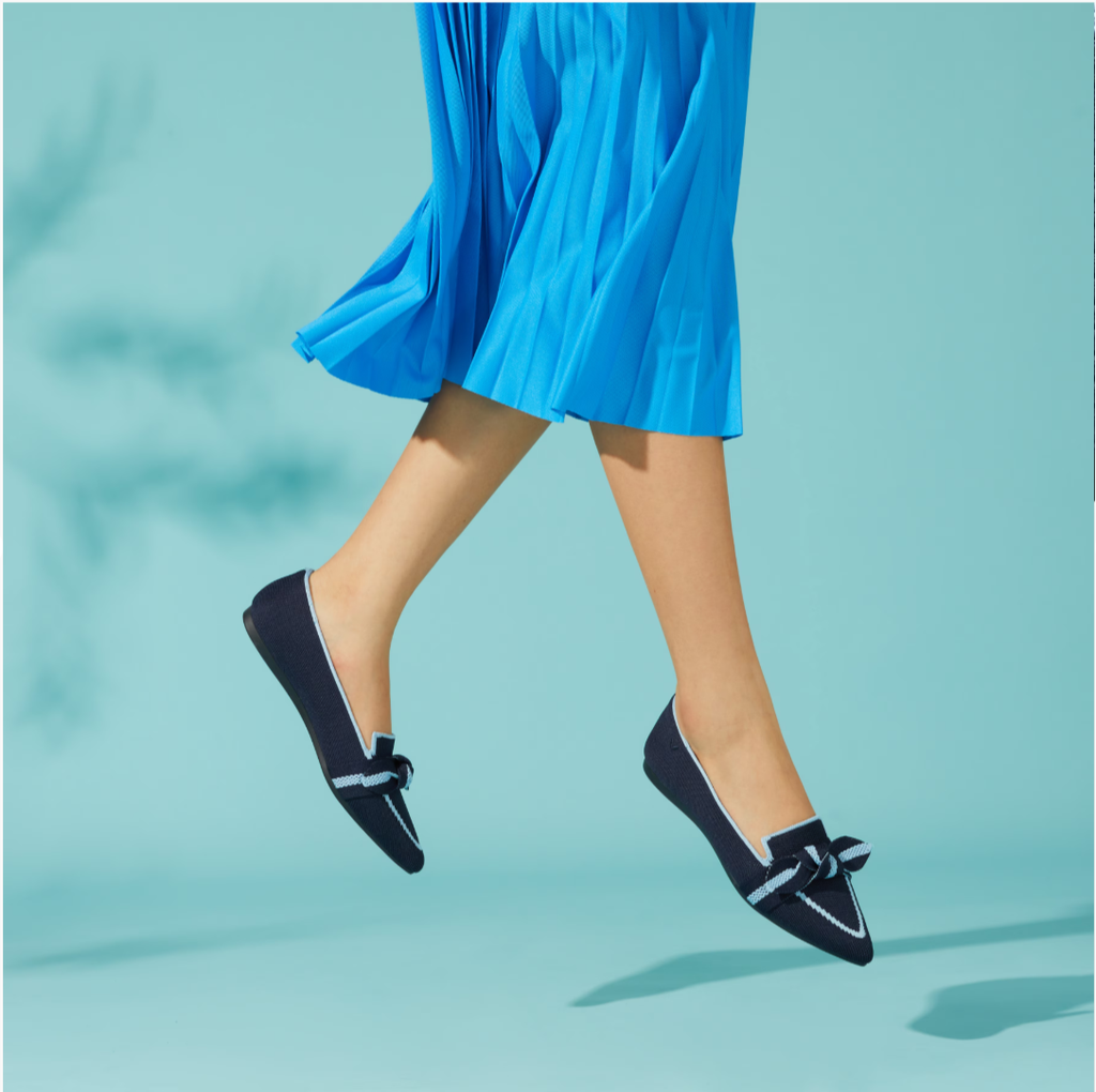 STELLTHREAD  Pointed-Toe Bow Loafers