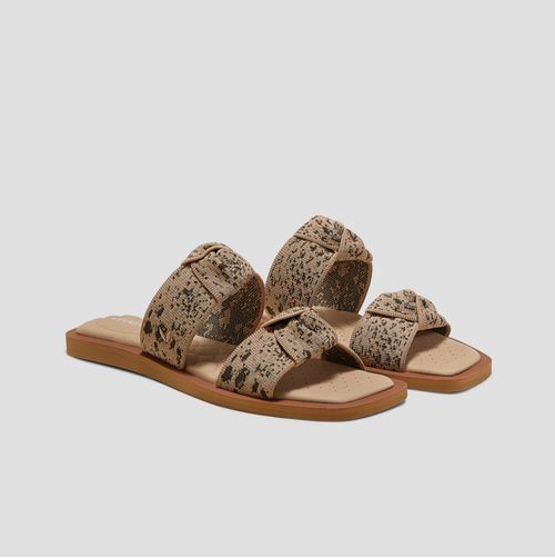 STELLTHREAD  Pillow Top Slide Strappy Sandal
