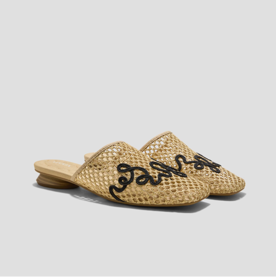 RYNLEES  Square-Toe Mesh Sandals