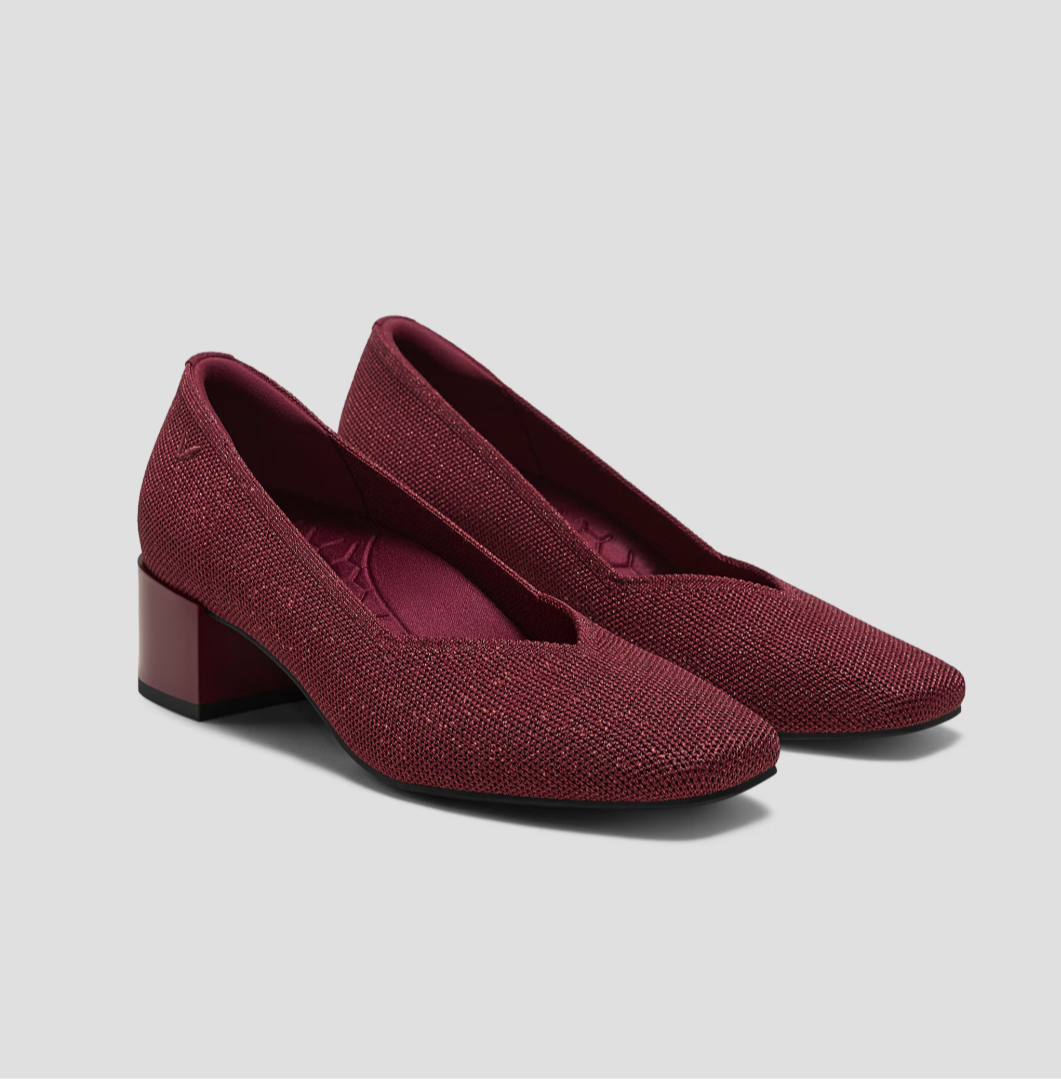 STELLTHREAD  Square-Toe Stress Free Chunky Heels