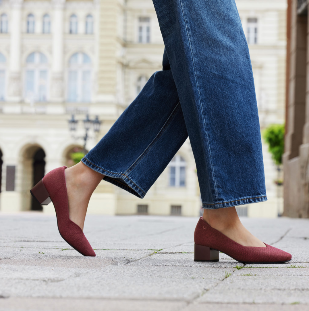 STELLTHREAD  Square-Toe Stress Free Chunky Heels